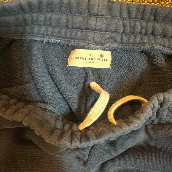 Imogene + Willie navy blue jogger sweatpants - Picture 2 of 2